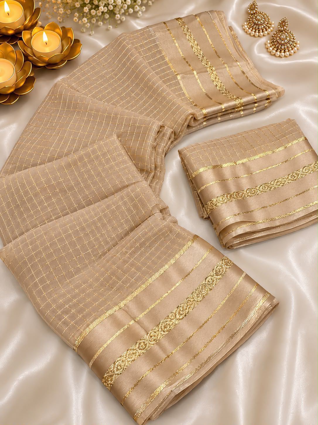 Viscose Georgette Saree