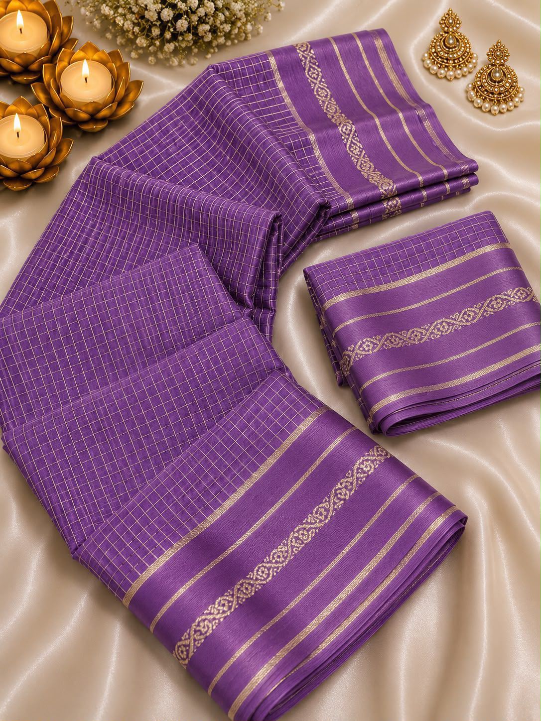 Viscose Georgette Saree