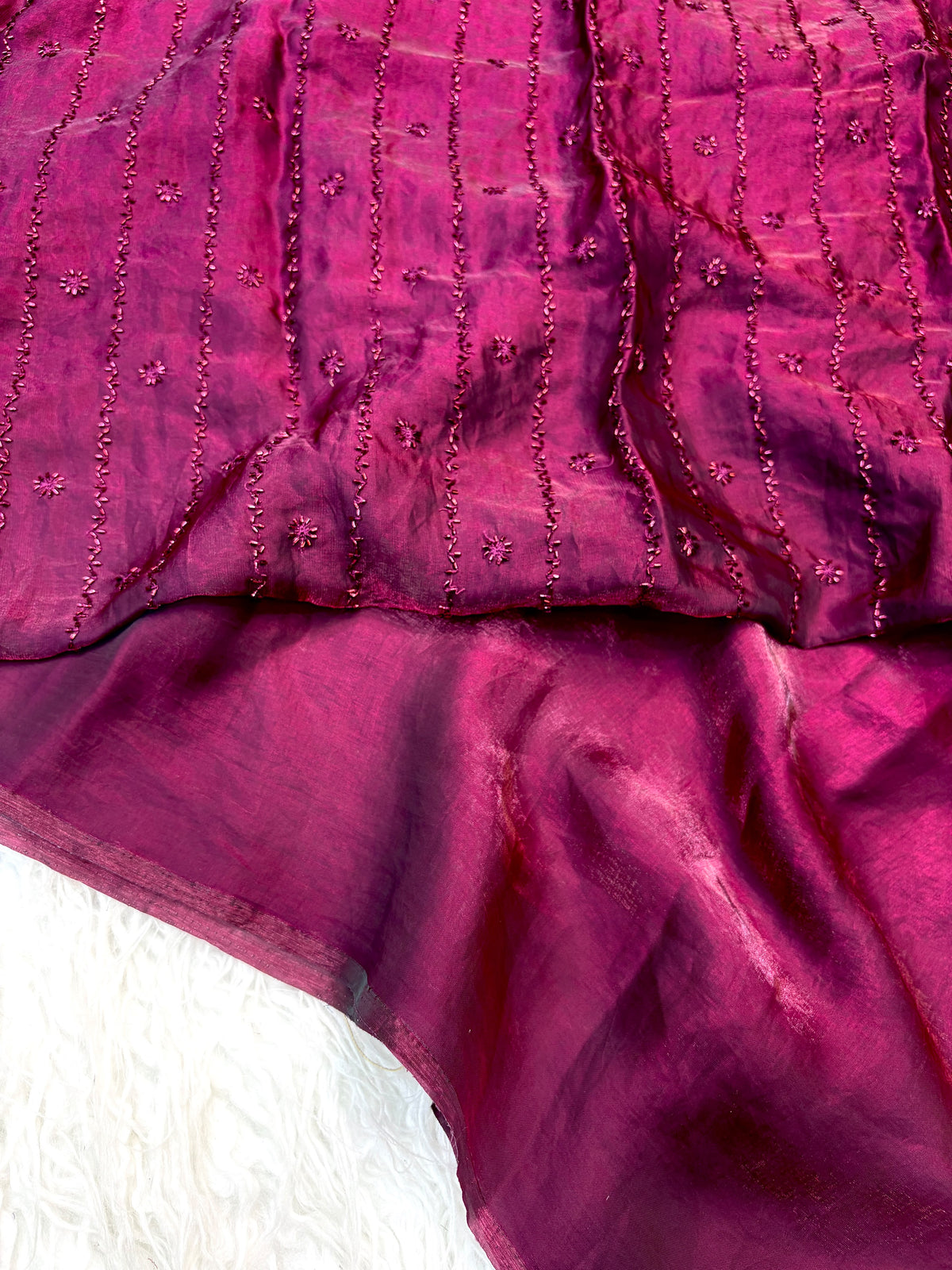 Fendy Satin Saree (partywear)
