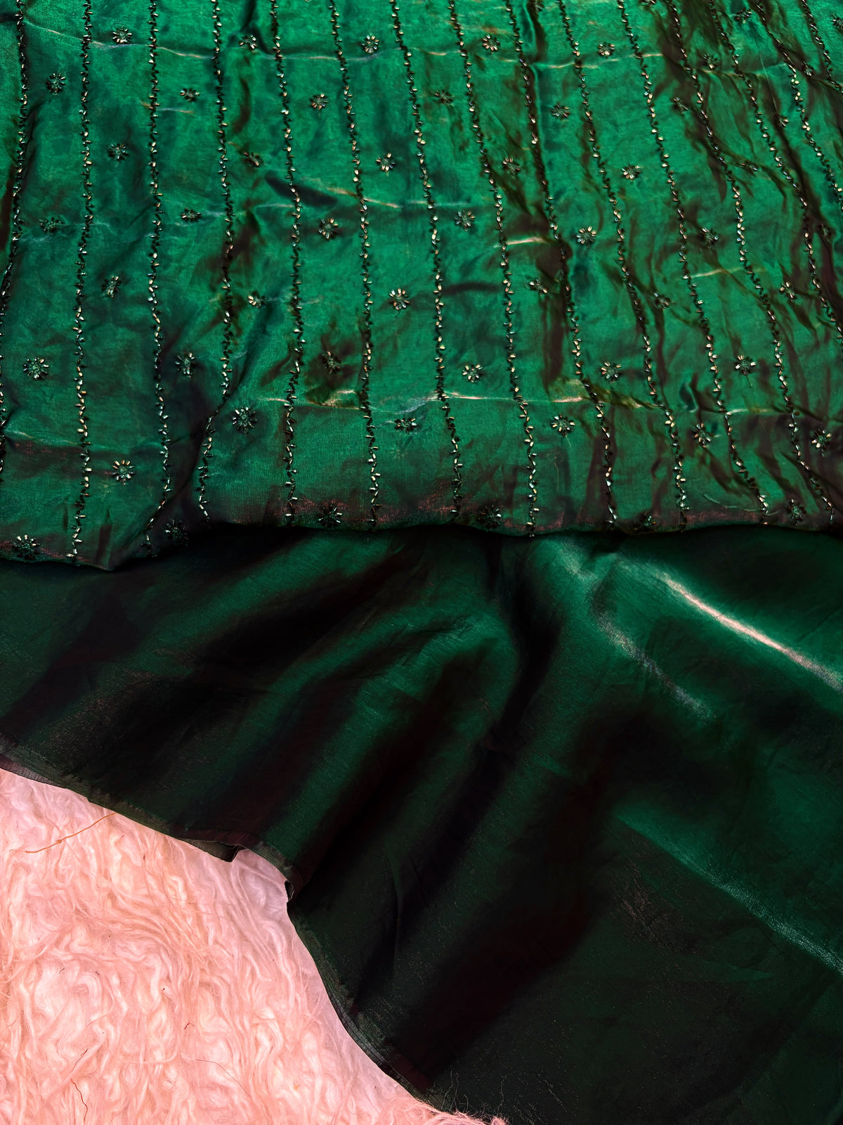 Fendy Satin Saree (partywear)