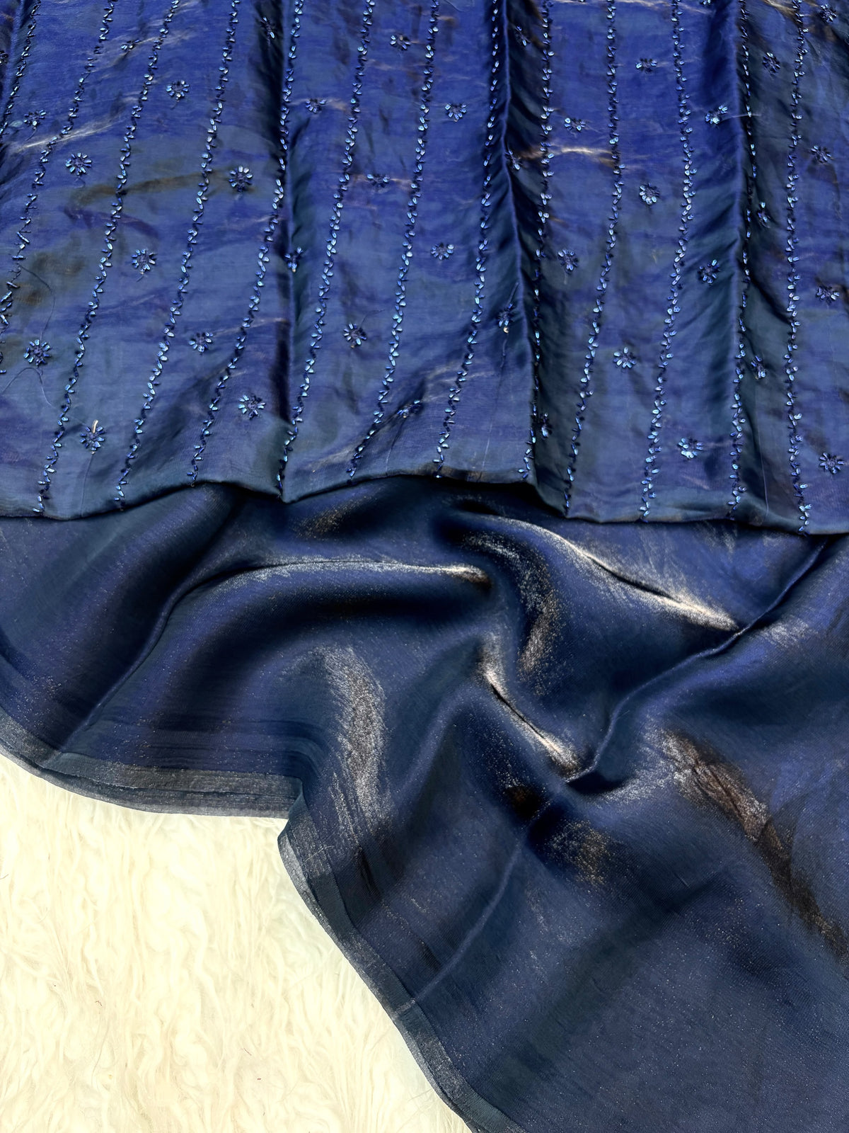 Fendy Satin Saree (partywear)