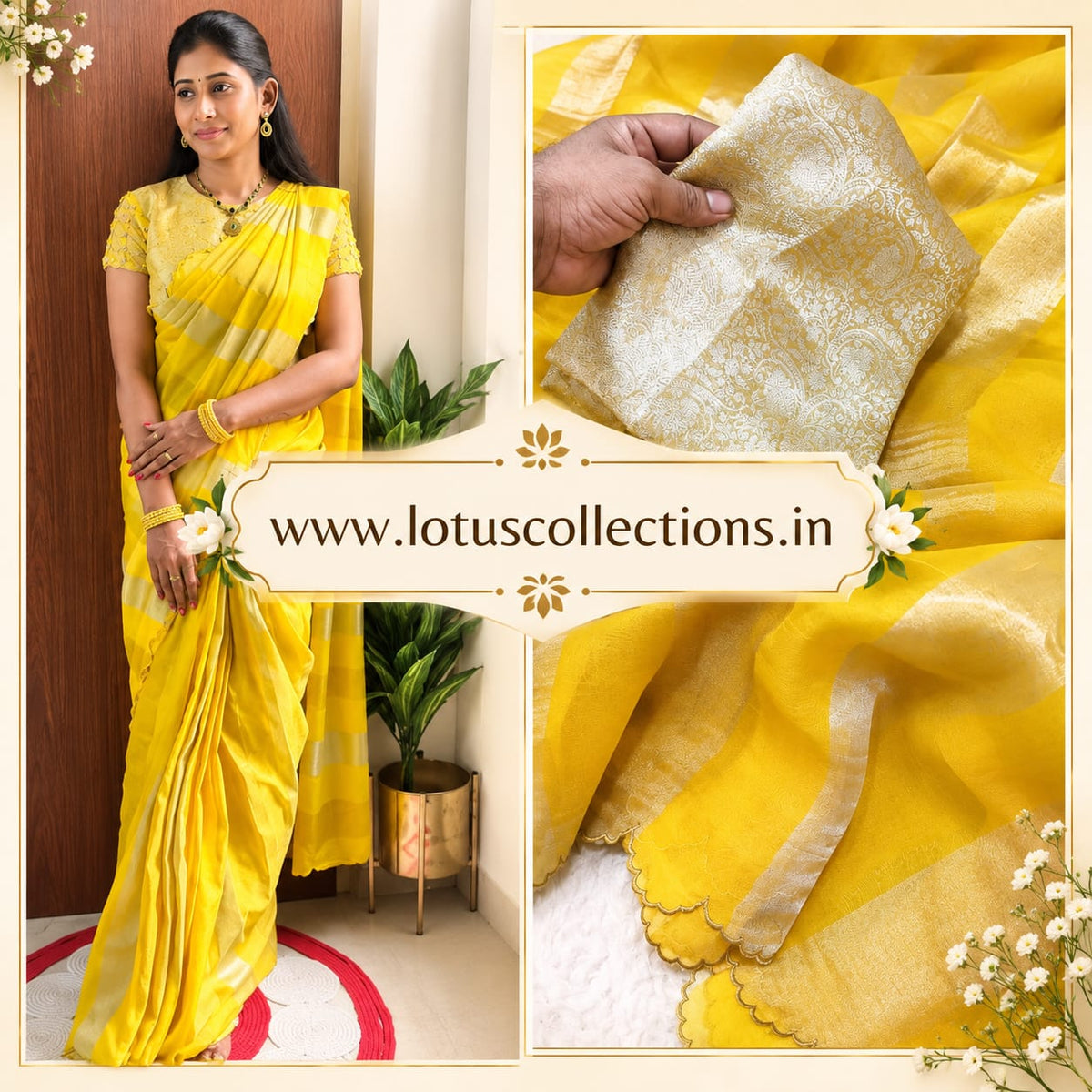 Georgette Tissue Silk Saree