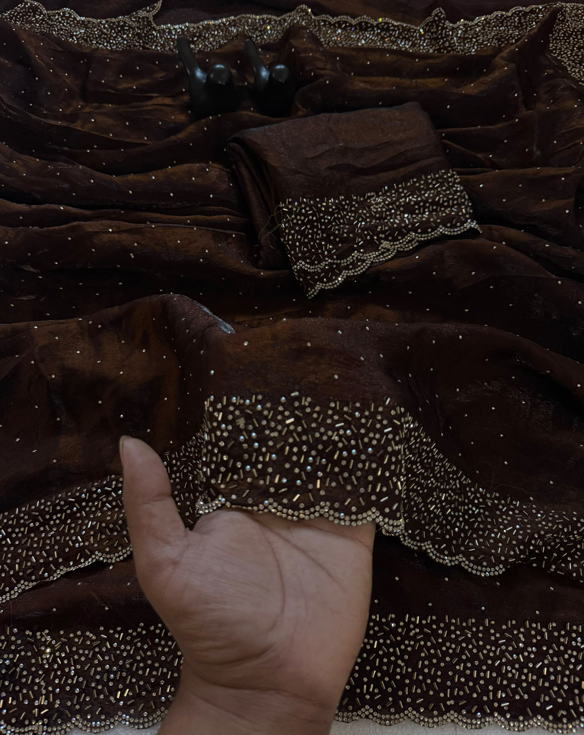 Fendi Space Silk Saree