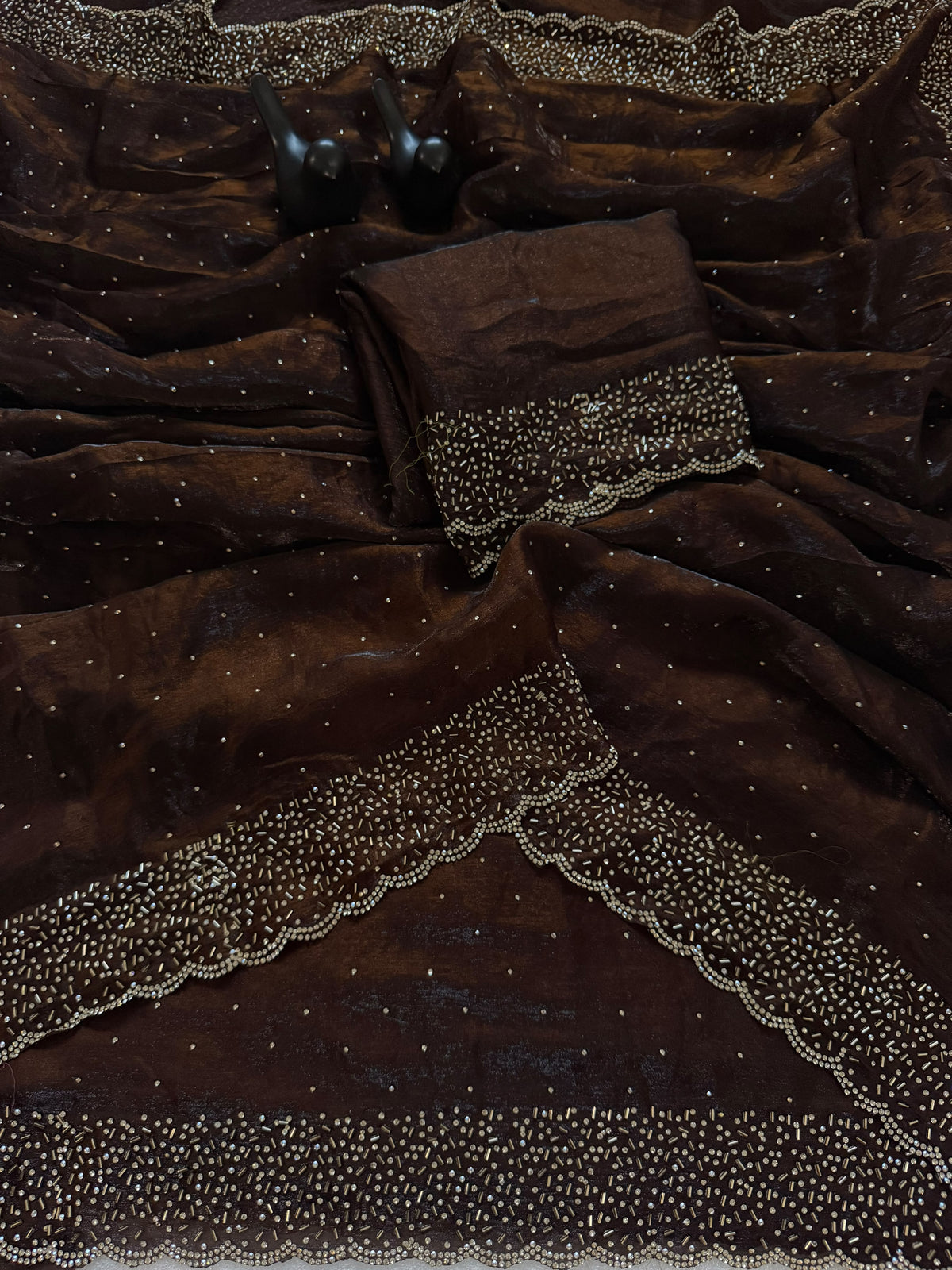 Fendi Space Silk Saree