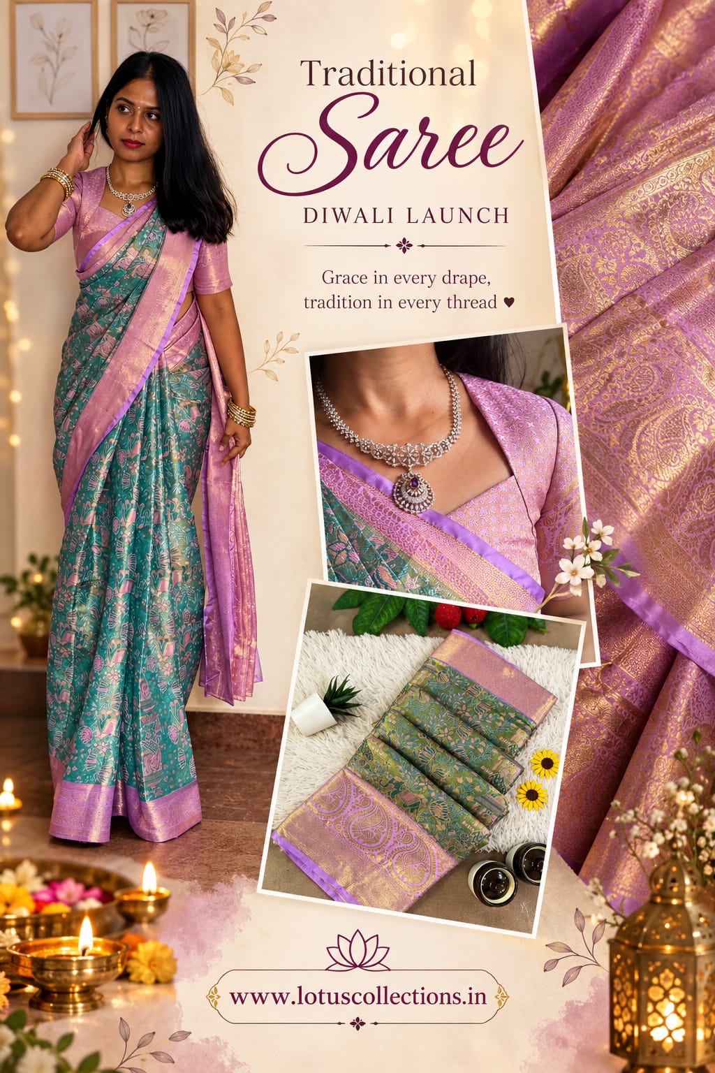 Semi Kanjivaram Silk Saree