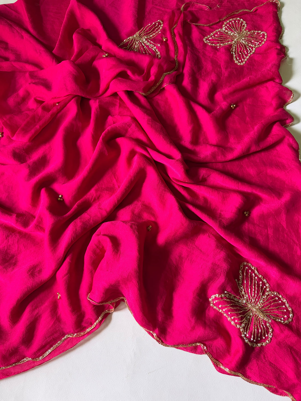 Rangoli Crushed Saree