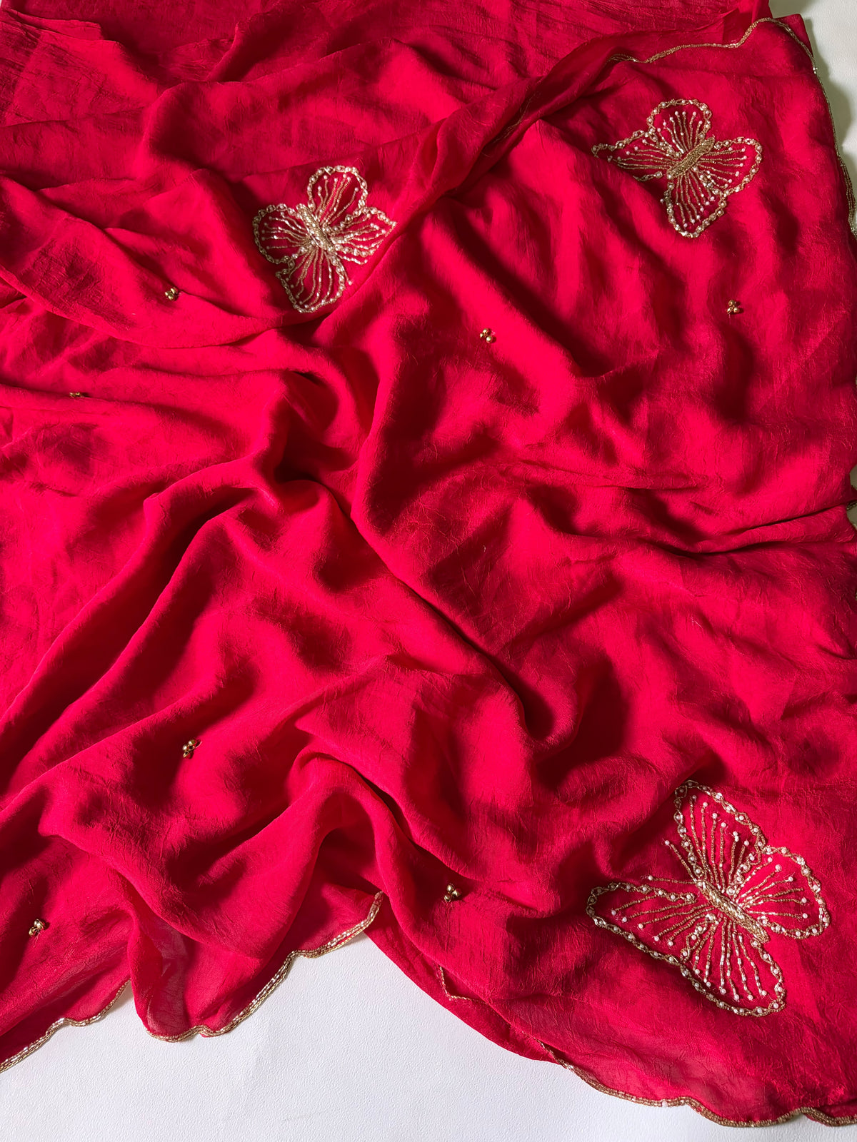 Rangoli Crushed Saree