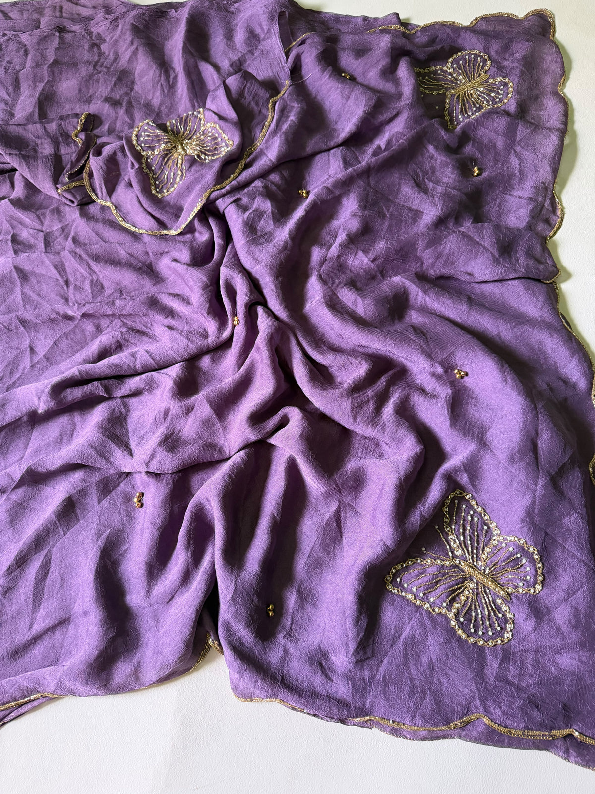 Rangoli Crushed Saree