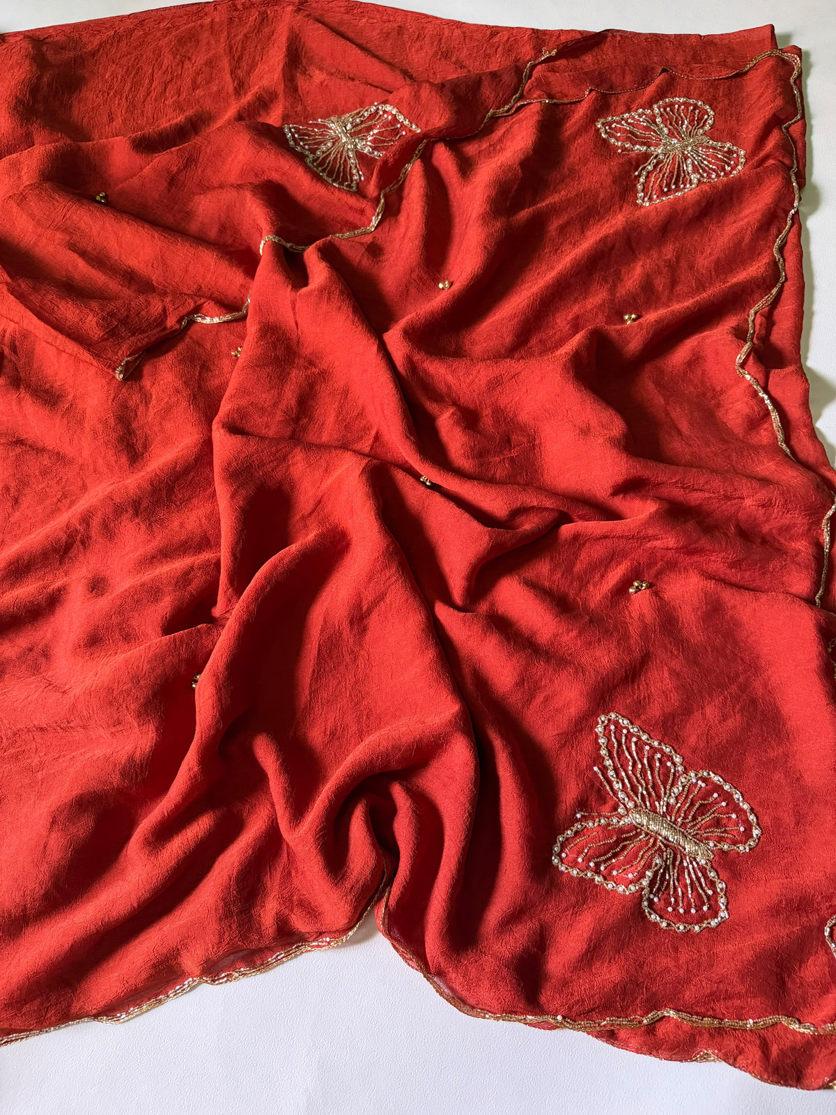 Rangoli Crushed Saree