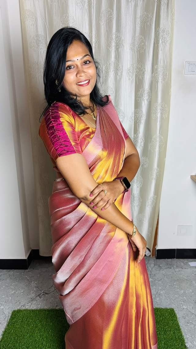 Banarasi triple shaded tissue silk jo mam saree