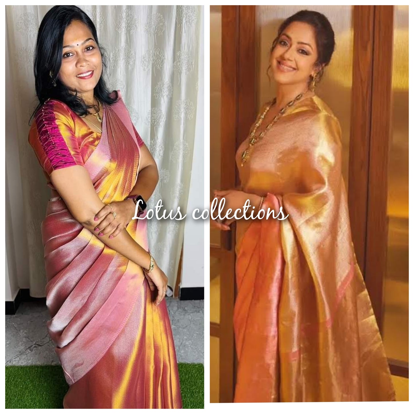 Banarasi triple shaded tissue silk jo mam saree