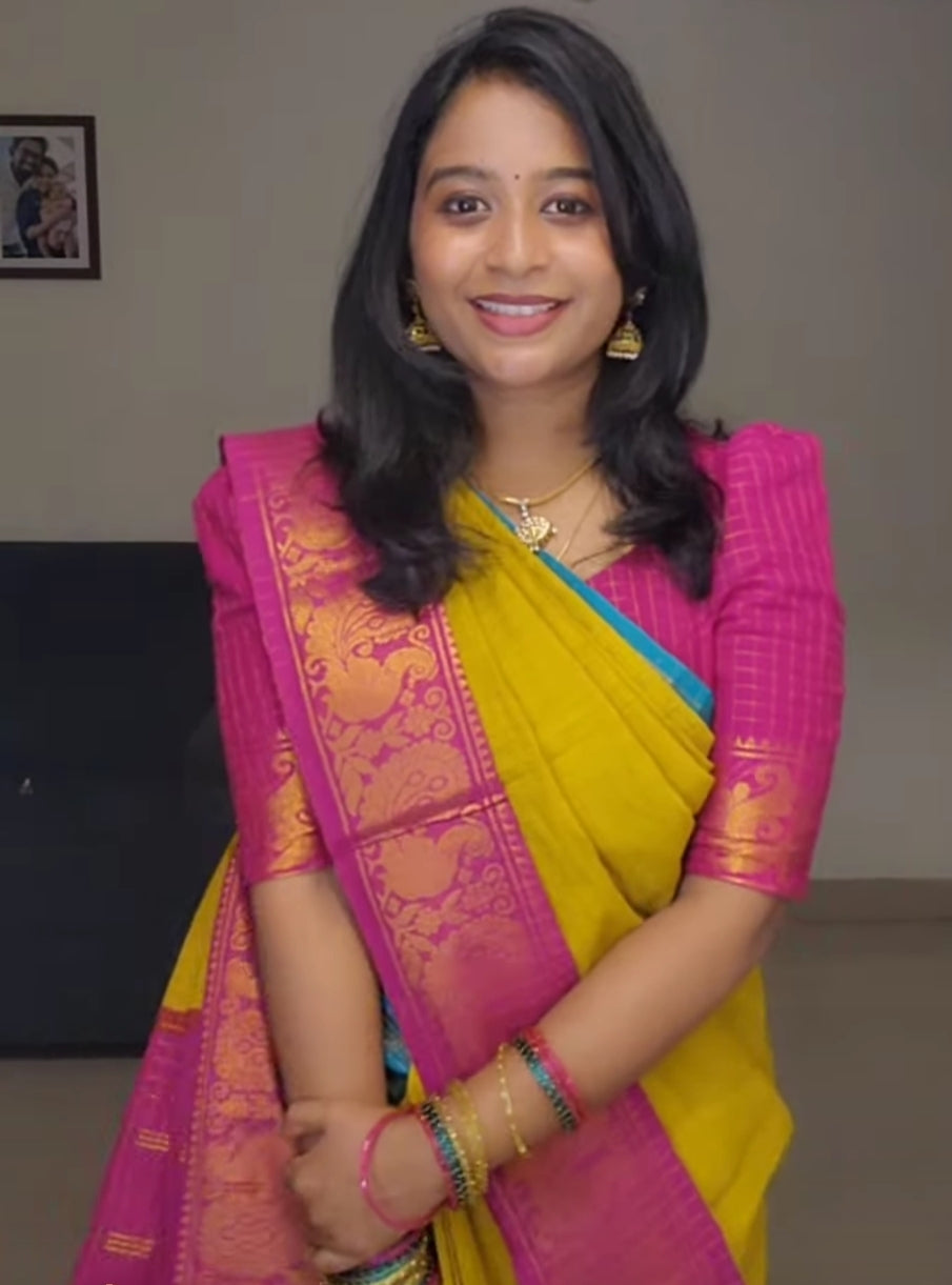 Ganga jamuna sungudi saree